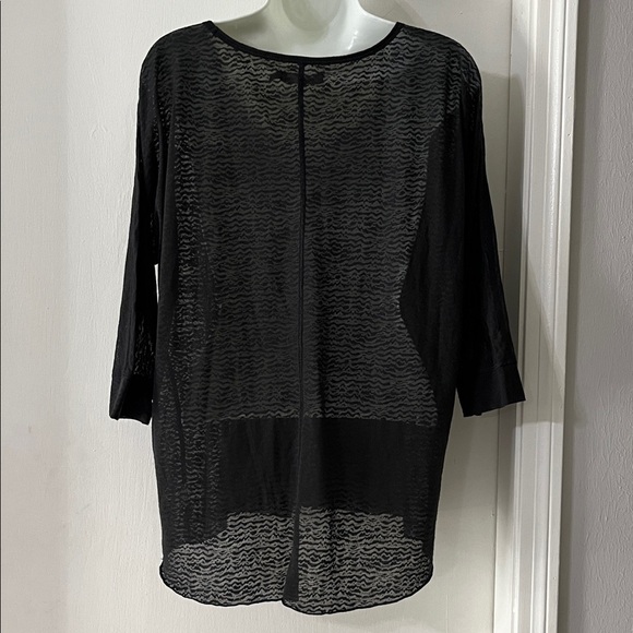 Prana black Textured Top - Picture 2 of 7